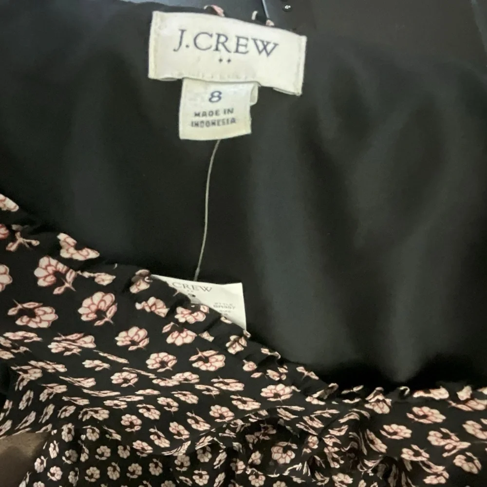 J.Crew Ruffle V Neck‎ Floral Cap Sleeve Dress NWT